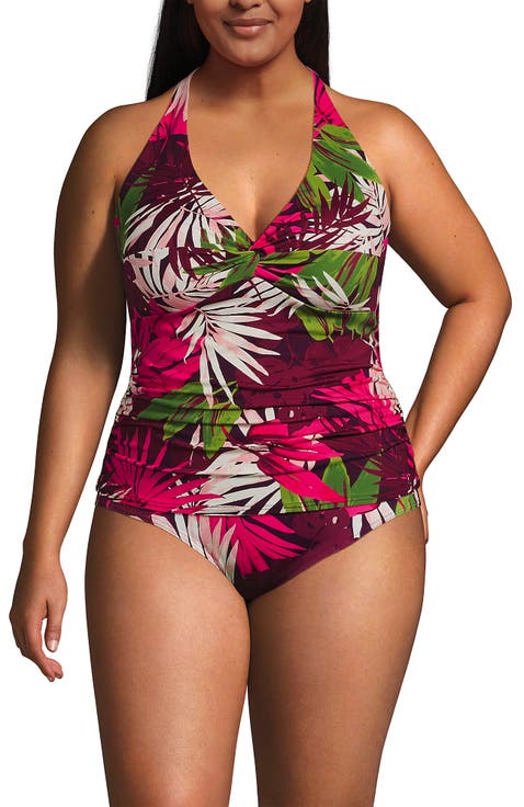 Twist Halter Tankini Top