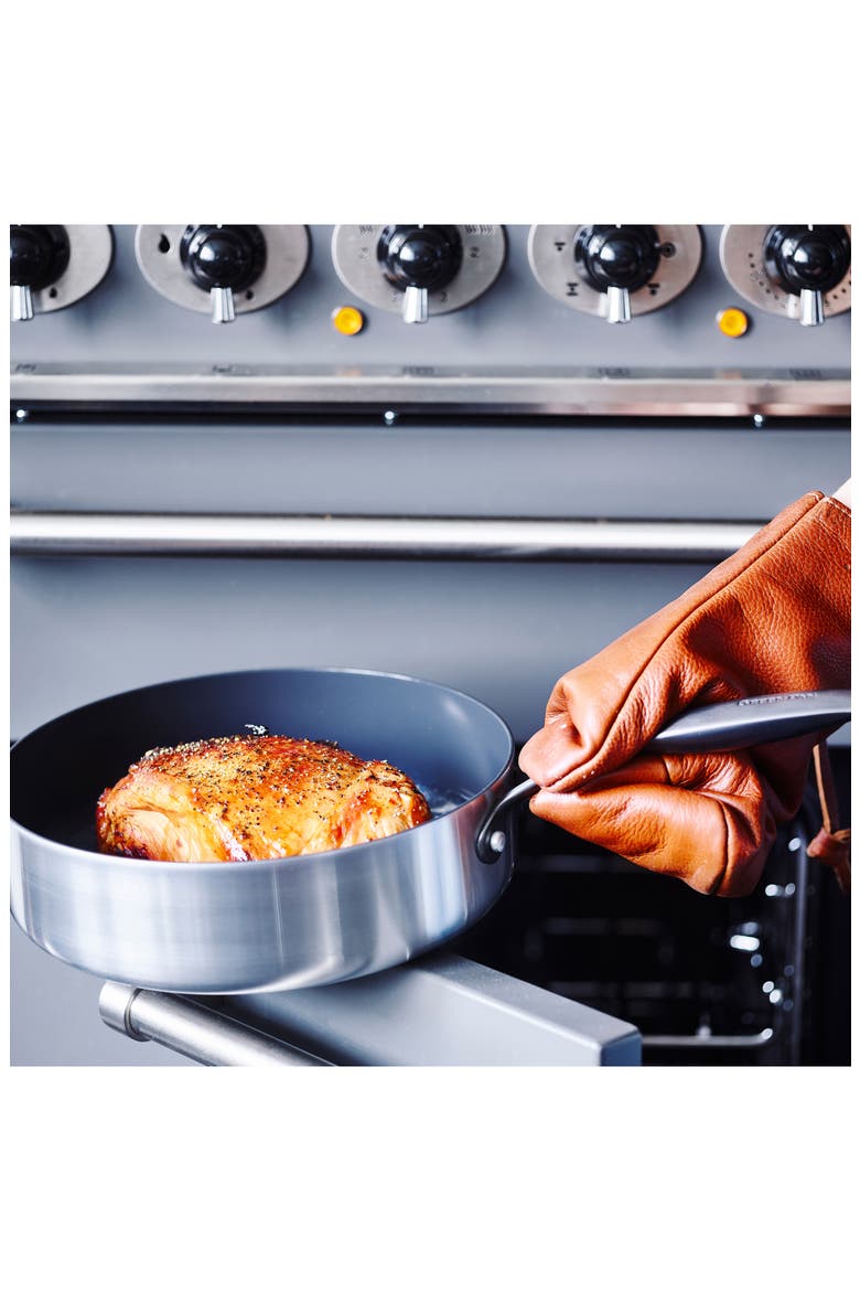Venice Pro Noir 13-Piece Stainless Steel Ceramic Nonstick Frying Pan Set, Alternate, color, STAINLESS STEEL