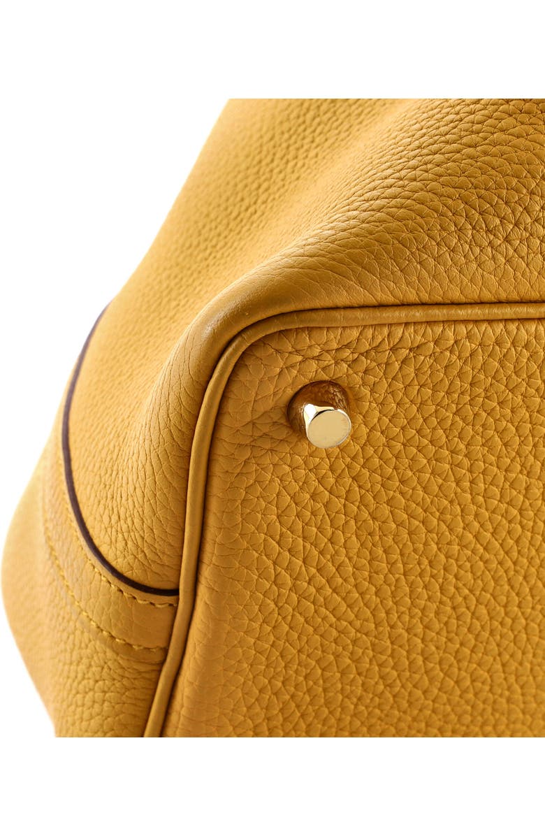 Pre-Owned Hermes Picotin Lock Bag Clemence PM, Alternate, color, Jaune Ambre