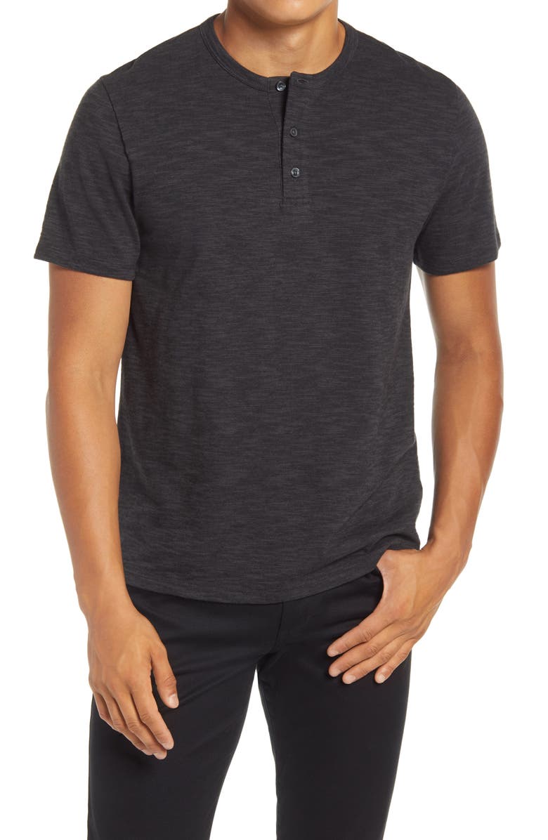 Vince Slim Fit Short Sleeve Henley, Main, color,