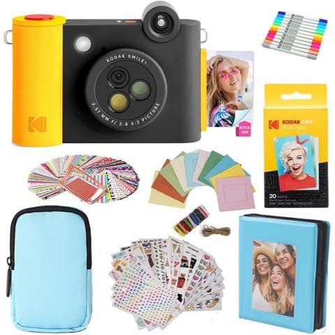 Smile+ 2-in-1 Camera Gift Bundle w/ Blue Case