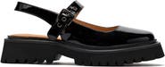 MARC NOLAN Luna Leather Mary Jane Lug Slingbacks