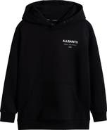 smALLSAINTS by ALLSAINTS Kids' Underground Graphic Cotton Hoodie