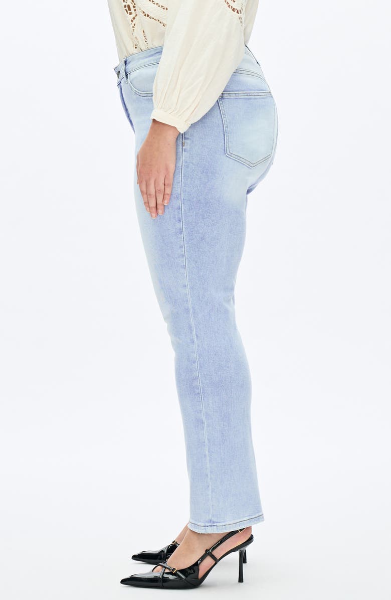 Bayeas High Waist Straight Leg Jeans, Alternate, color, Sky Blue