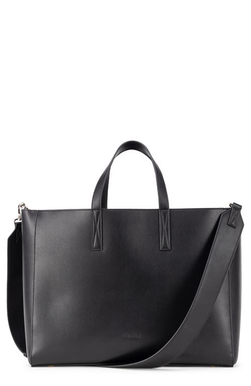CALPAK Haven Faux Leather 15-Inch Laptop Tote in Black at Nordstrom