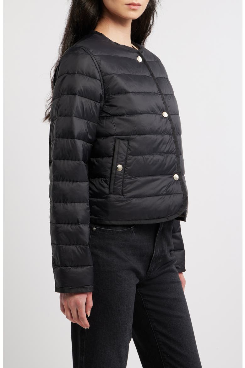 Reversible Quilted Jacket, Alternate, color, BLACK