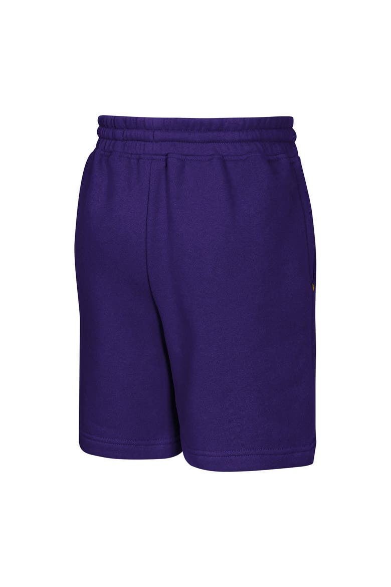 Youth Outerstuff  Purple Minnesota Vikings Audible Fleece Shorts, Alternate, color, Purple
