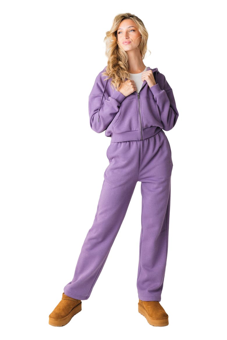 Cozy Women's Zip, Main, color, violet