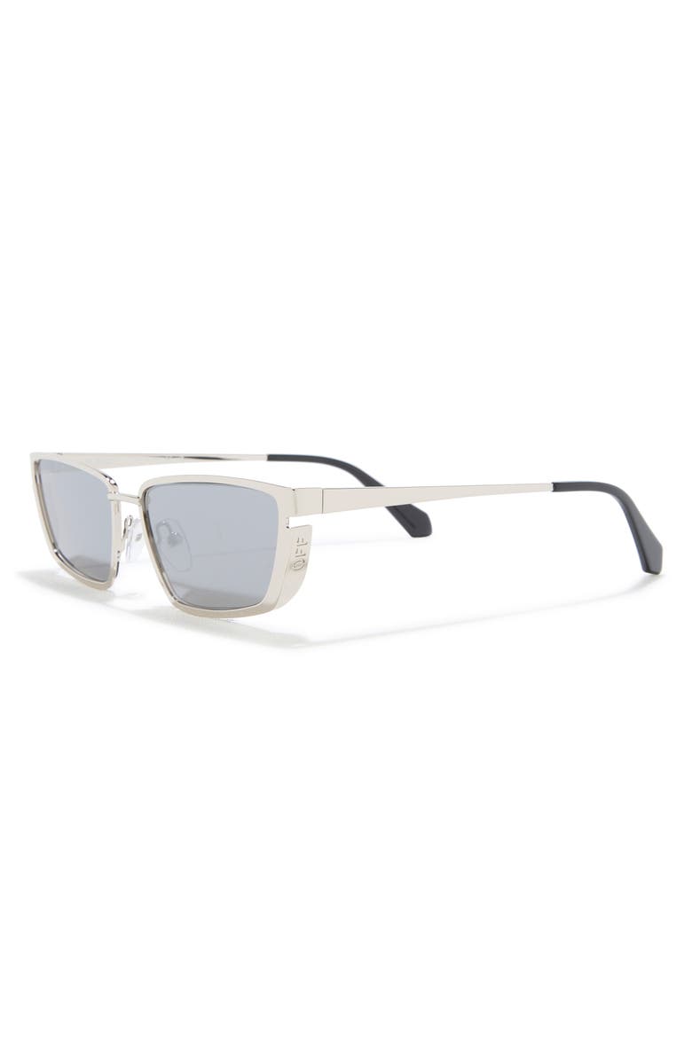 Off-White 56mm Richfield Rectangle Metal Sunglasses, Alternate, color,