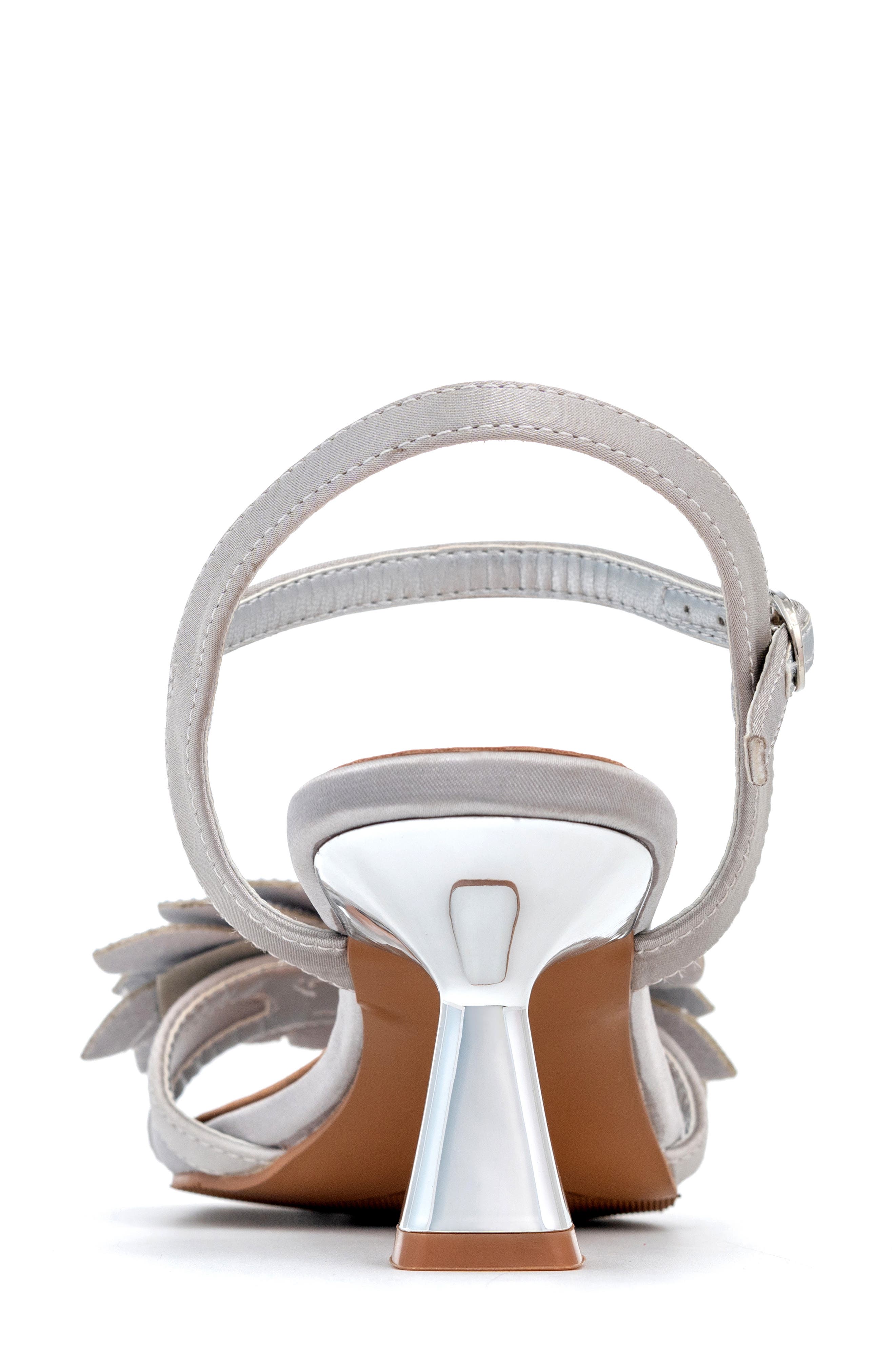 Lorin Ankle Strap Sandal, Alternate, color, SILVER