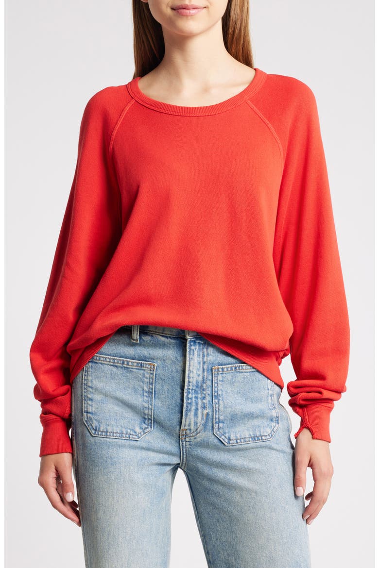 College French Terry Sweatshirt, Main, color, CAMPFIRE