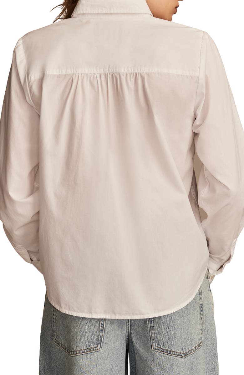 Lucky Brand Pleated Bib Cotton Tuxedo Shirt, Alternate, color,