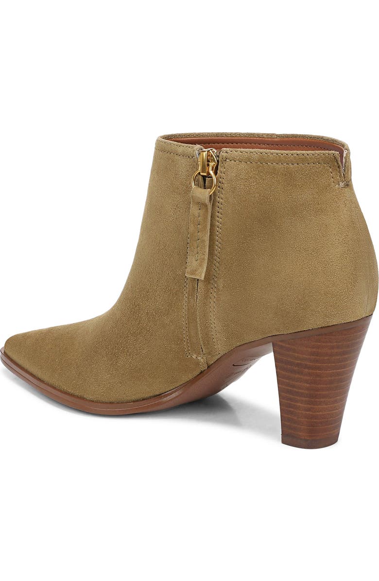 Franco Sarto Josiah Pointed Toe Bootie, Alternate, color, Moss Green