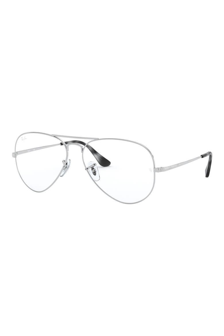 58mm Optical Glasses, Alternate, color, SILVER