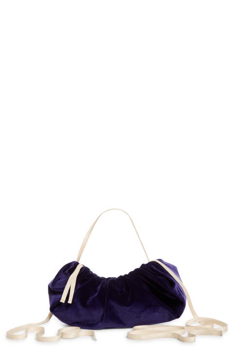 Bustle Cotton Velvet Bag