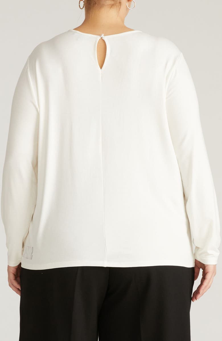 Universal Standard Joan Relaxed Fit T-Shirt, Alternate, color, White