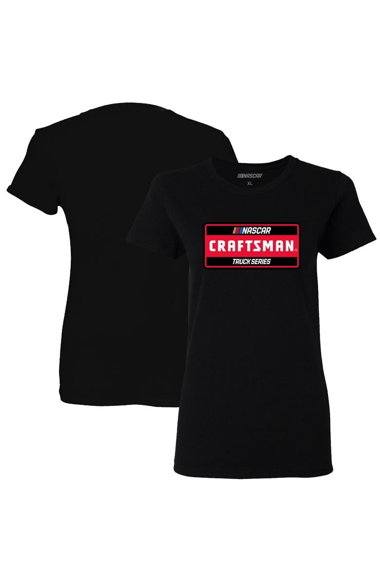CHECKERED FLAG Women's Checkered Flag Sports  Black NASCAR Craftsman Truck Series T-Shirt, Main, color, Black