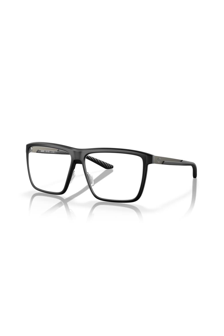 57mm Rectangle optical glasses, Main, color, Black
