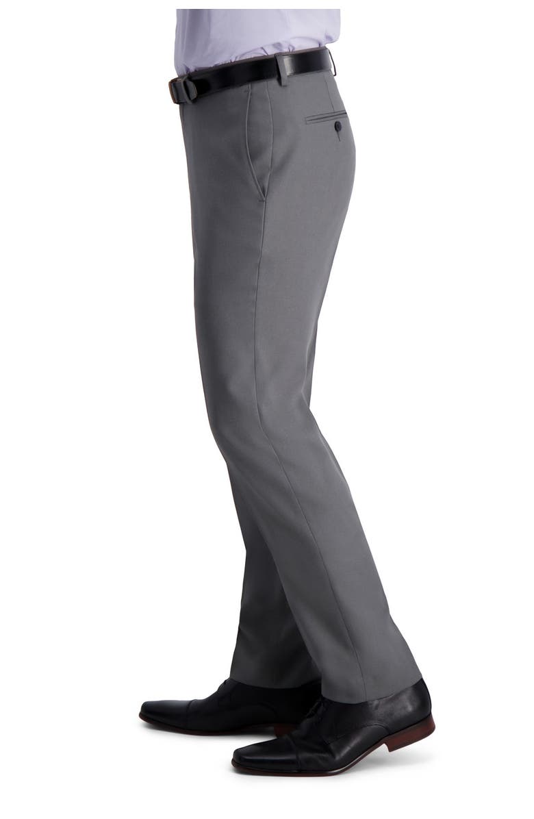 Louis Raphael Skinny Fit Stretch Heather Gabardine Solid Pants, Alternate, color, 