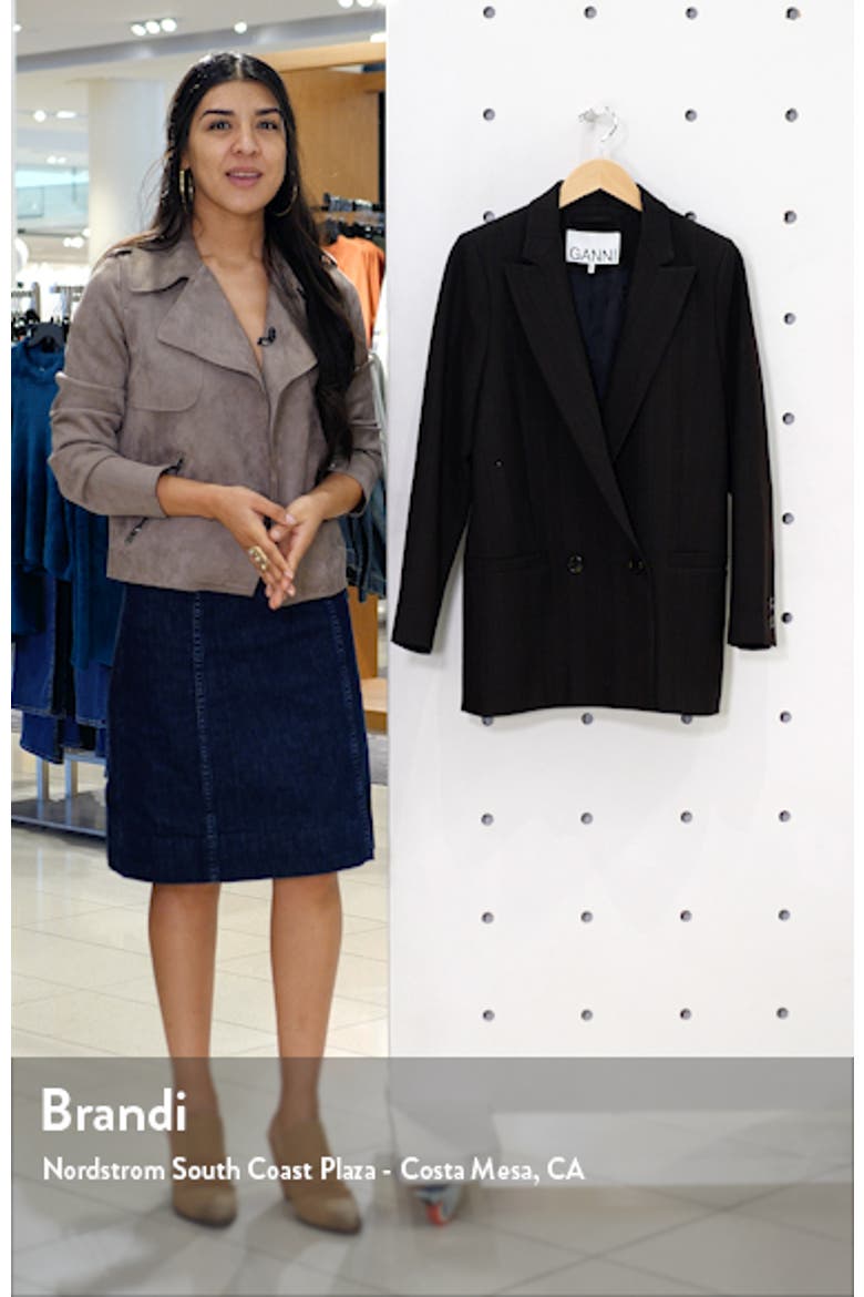 Check Suiting Blazer video