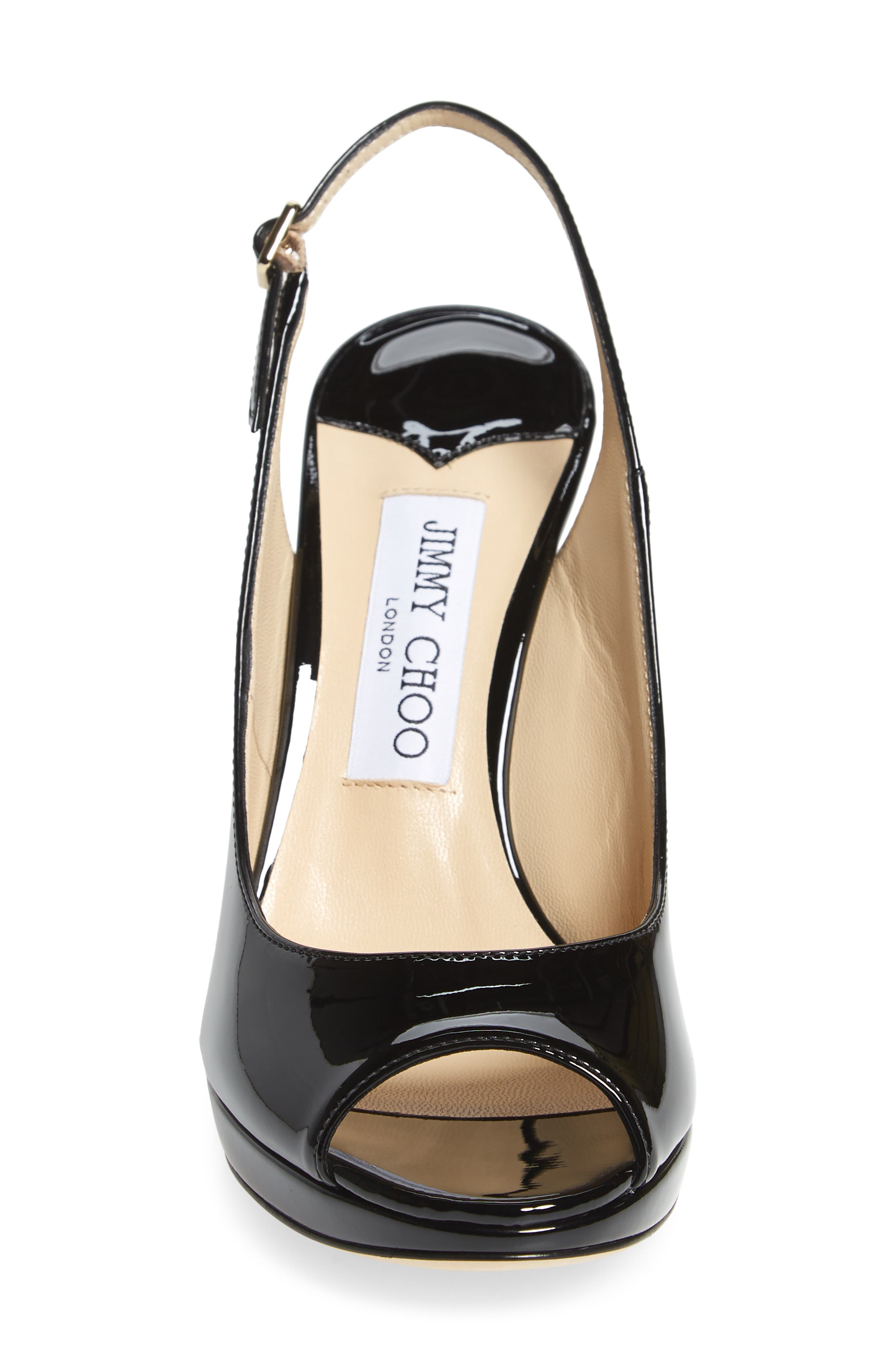 Jimmy Choo Nova Patent Slingback Sandal, Alternate, color, 