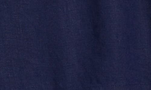 Vineyard Vines Pull-on Linen Shorts In Nautical Navy