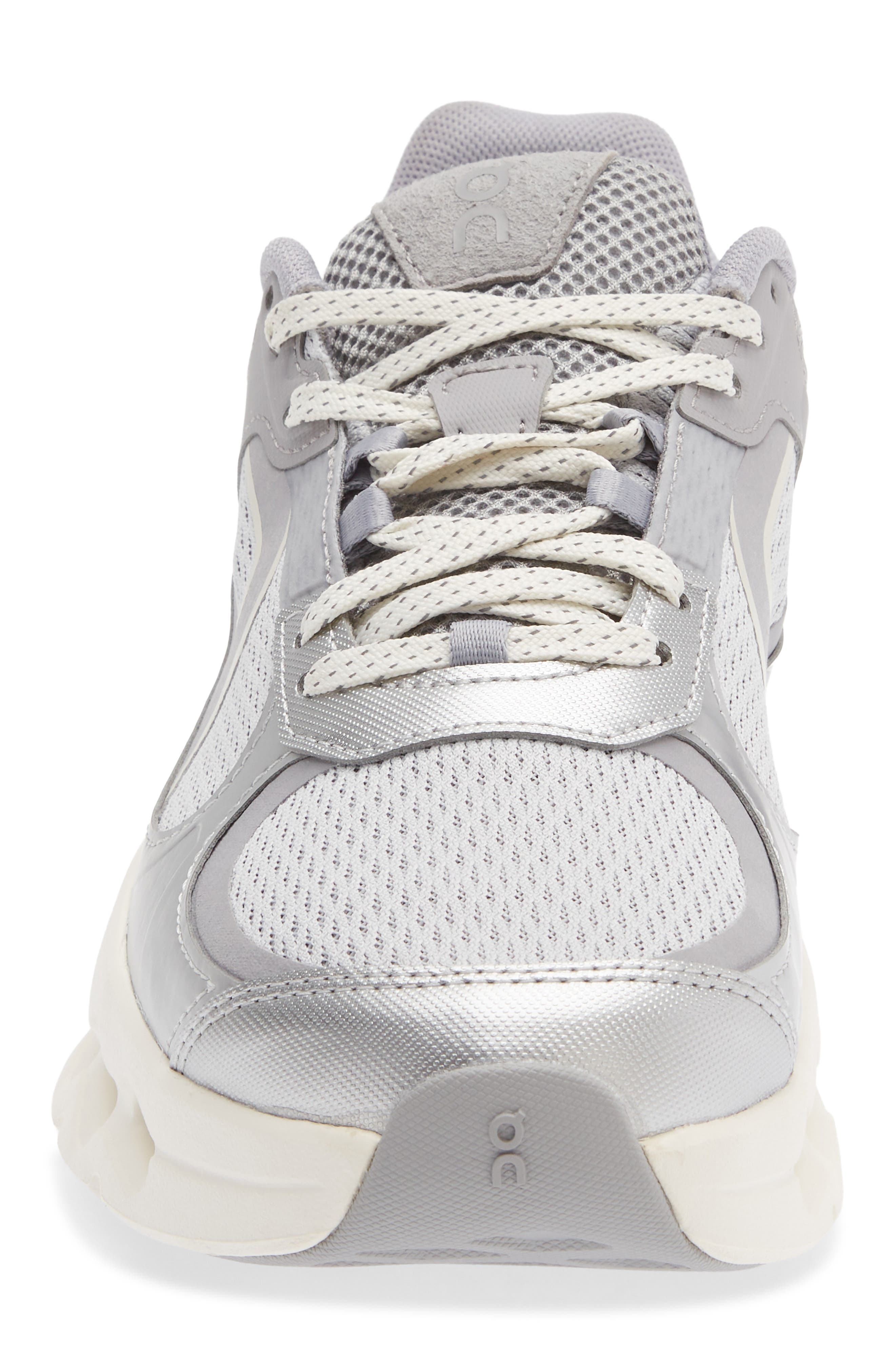 Cloudtilt Arc Running Shoe, Alternate, color, ALLOY/ IVORY