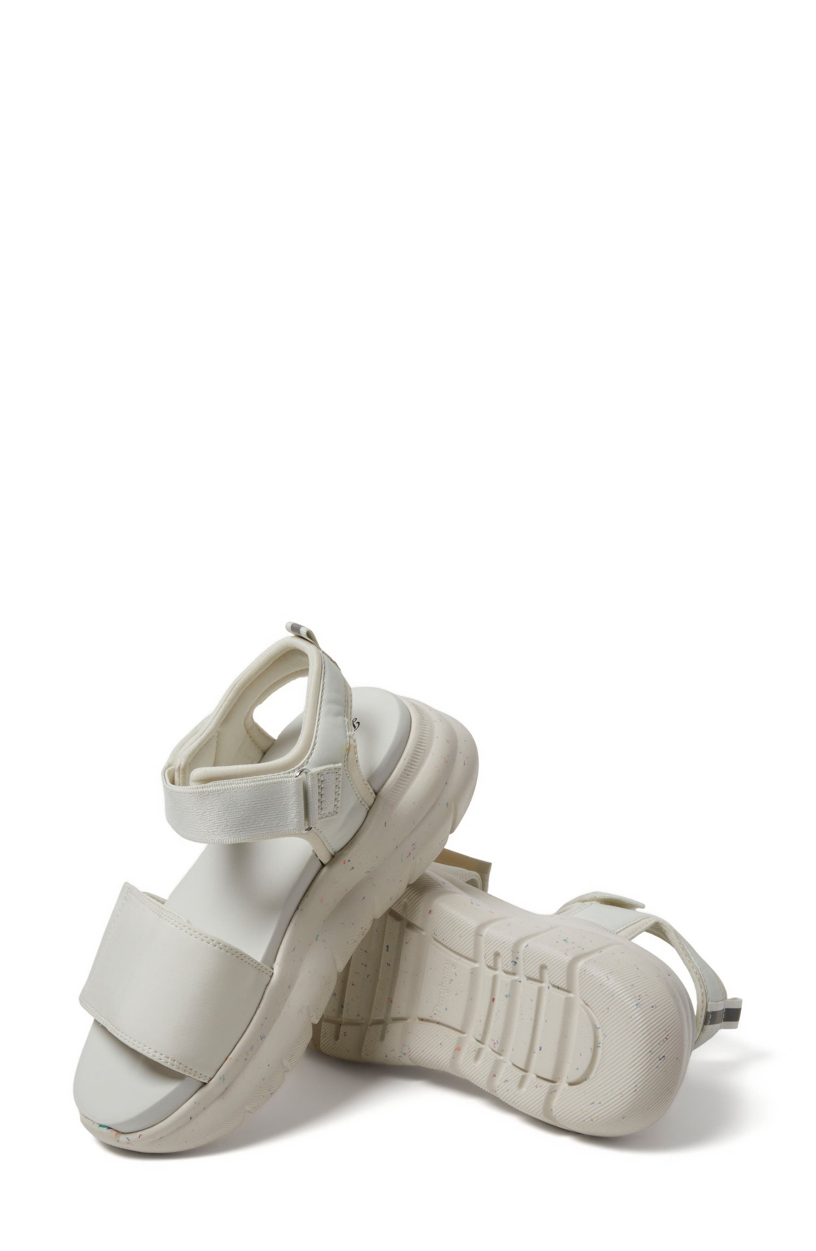 Odell Platform Sandal, Alternate, color, BONE