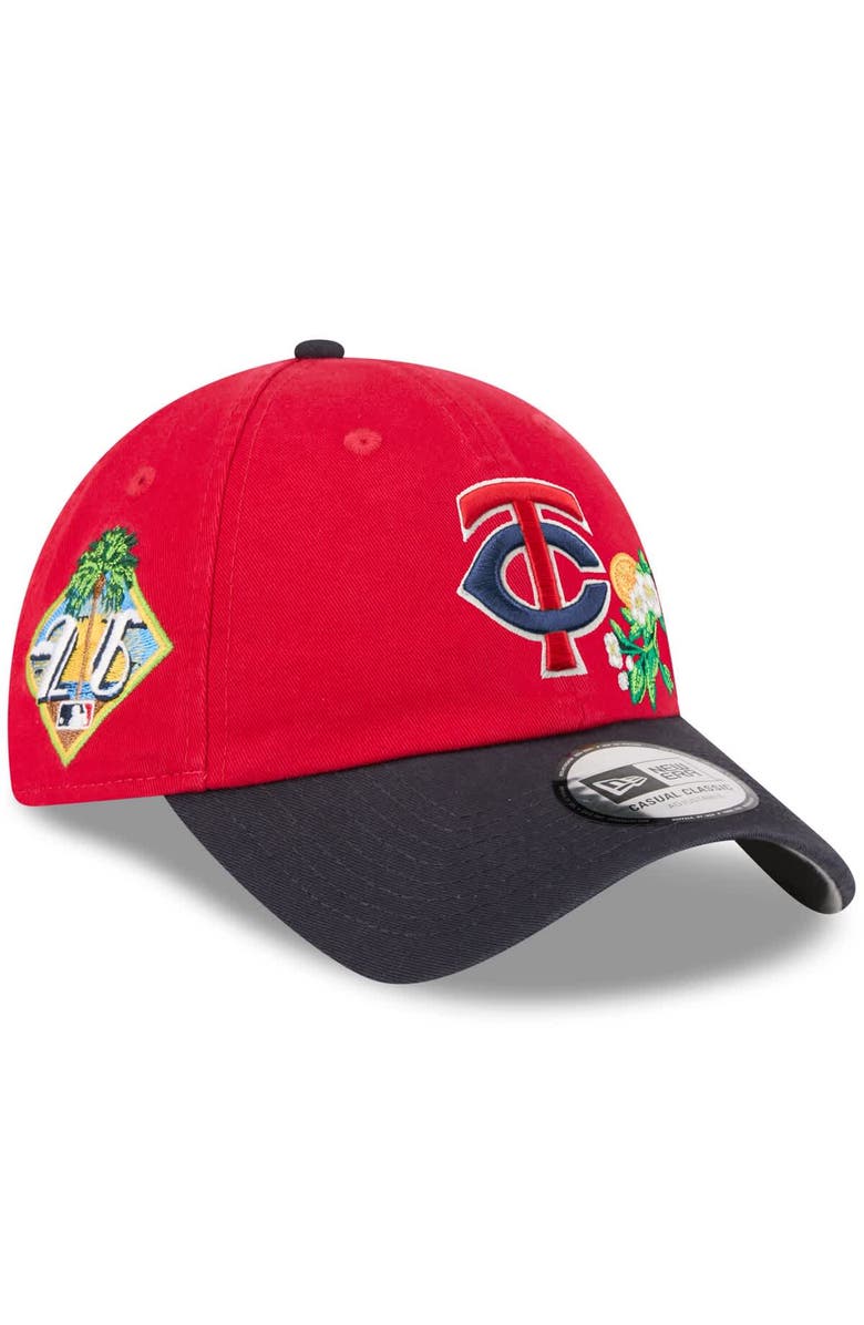 New Era Men's New Era  Navy/Red Minnesota Twins 2026 Spring Training Casual Classic Adjustable Hat, Main, color, 