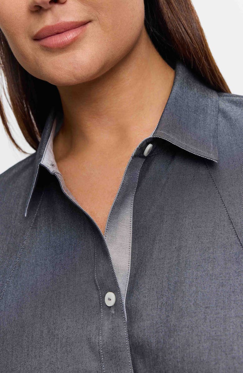 Foxcroft Veronica Double Face Button-Up Shirt, Alternate, color, 
