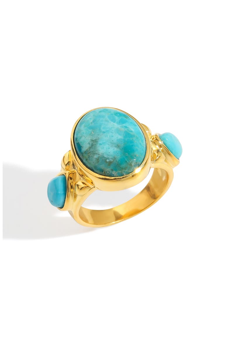 Mohave Turquoise Ring, Main, color, BLUE