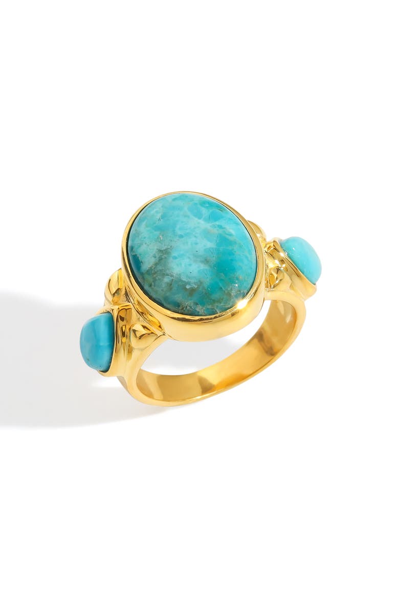 YS GEMS Mohave Turquoise Ring, Main, color, Blue