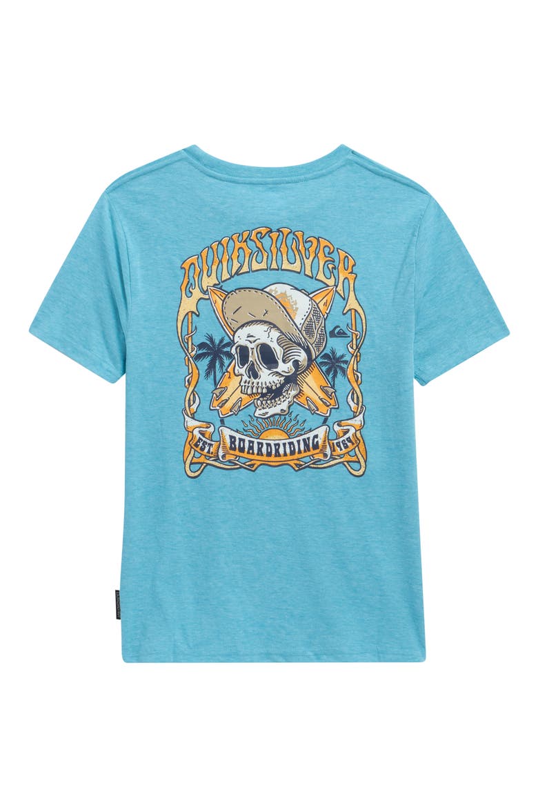 Kids' Heavy Vibes Crewneck T-Shirt, Alternate, color, BLUE MOON HEATHER