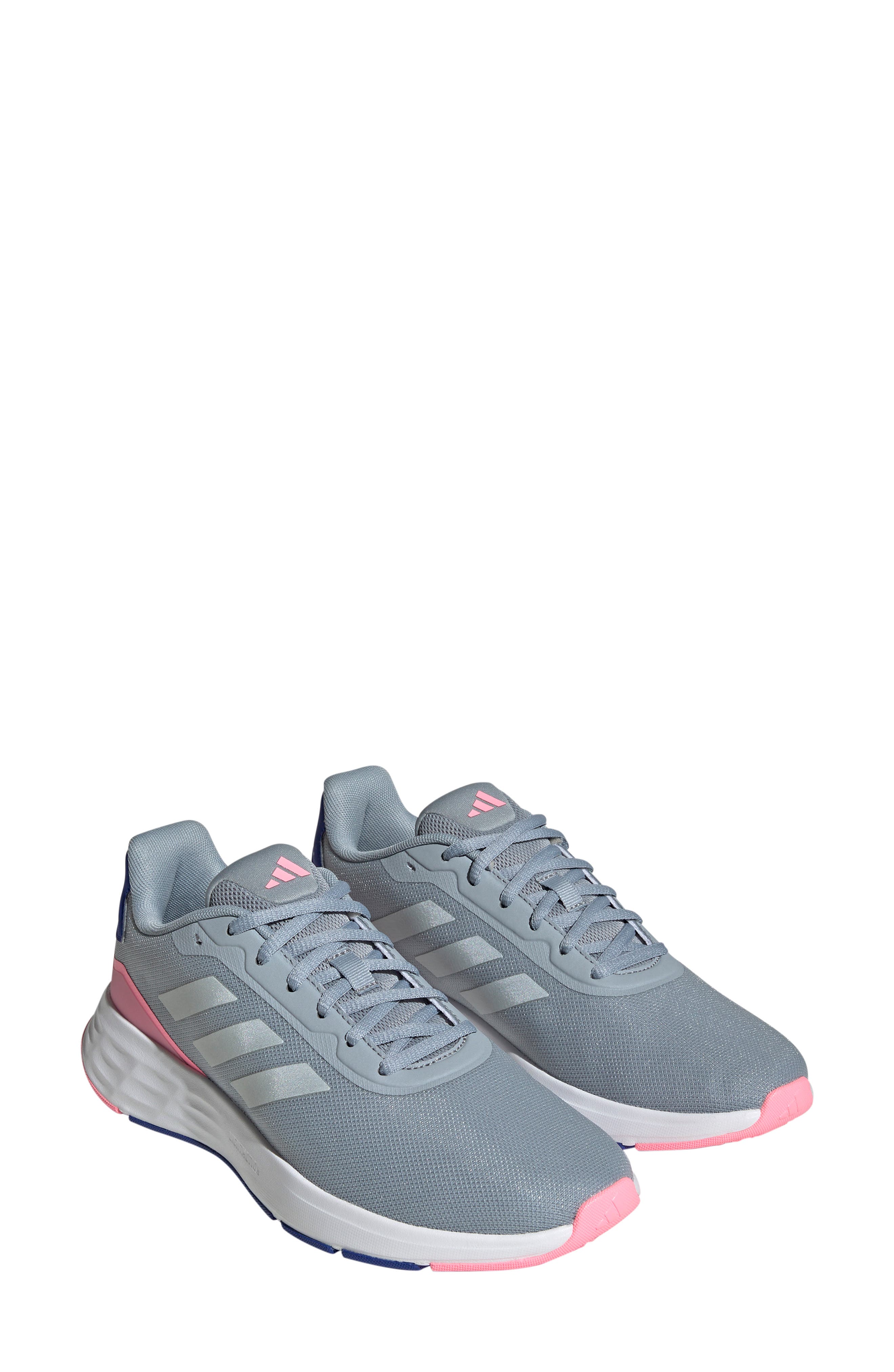 adidas Trace Sneaker, Alternate, color, Grey/ Zero Met./ Pink
