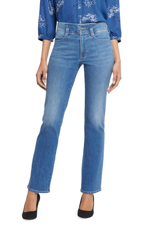 Marilyn Hollywood High Waist Straight Leg Jeans