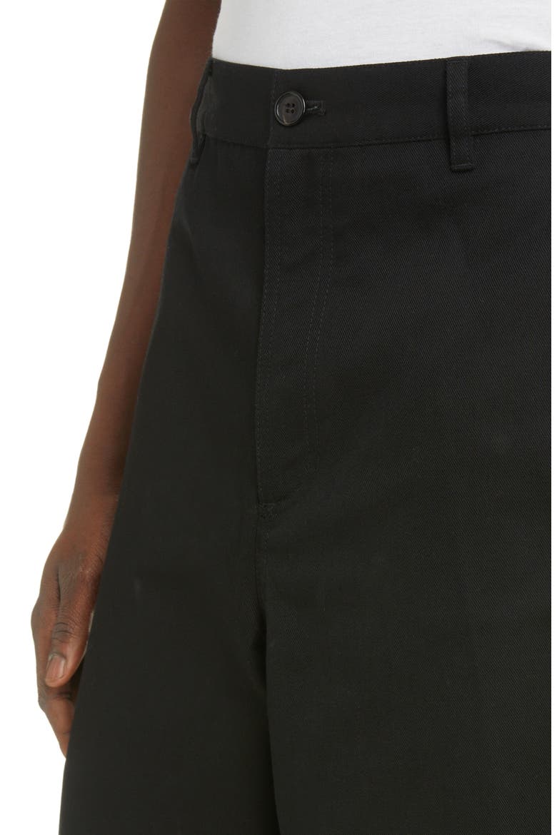 Cotton Blend Shorts, Alternate, color, BLACK