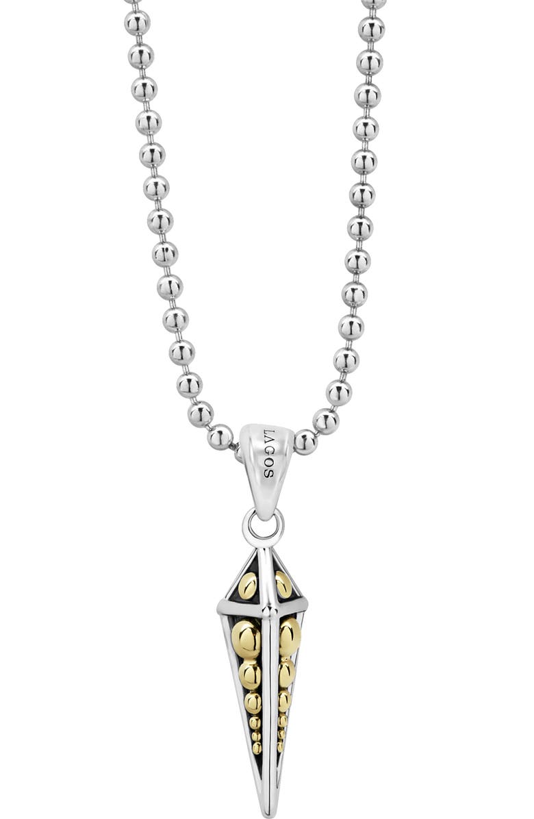 LAGOS KSL Pyramid Spike Pendant Necklace, Alternate, color, 