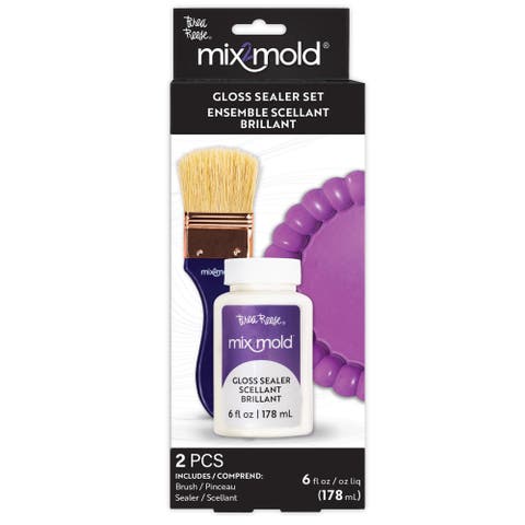 Mix2Mold Glossy Sealer 6 Fl Application Brush