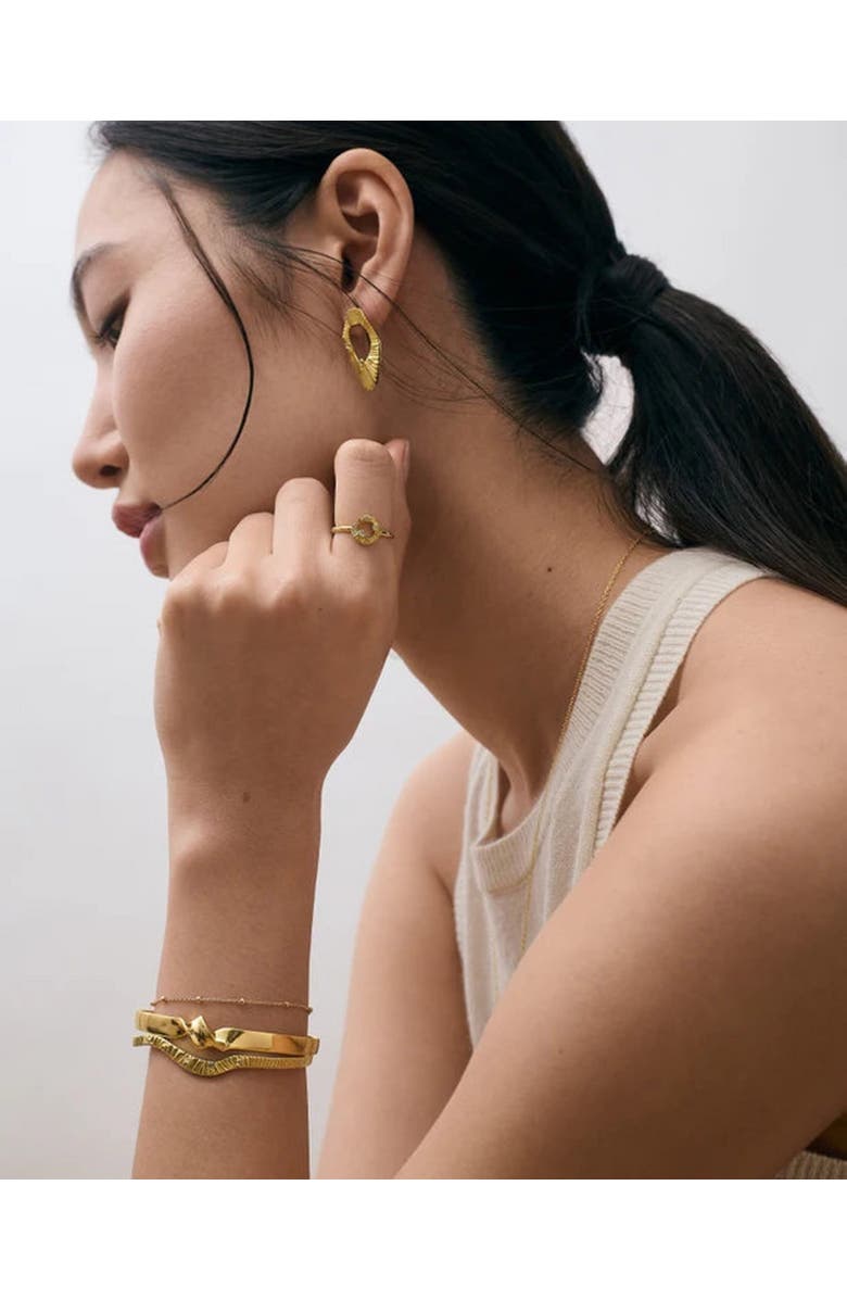 Astley Clarke Gold Aurora Station Bracelet, Alternate, color, Aurora