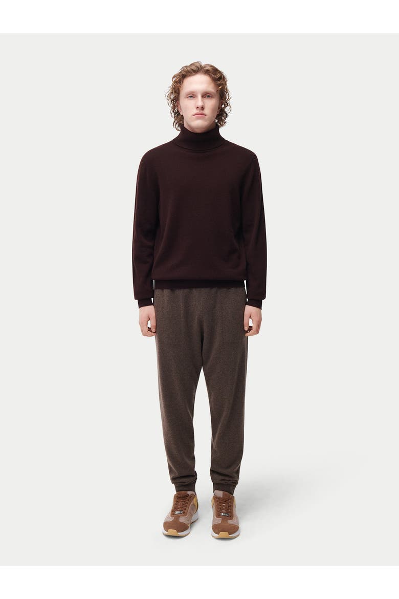 Essential Turtleneck Cashmere Sweater, Alternate, color, coffee bean