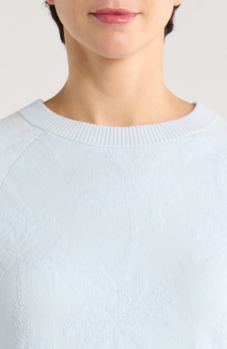 Tommy Bahama Beach Side Palm Sweater, Alternate, color, Cloud Nine Blue