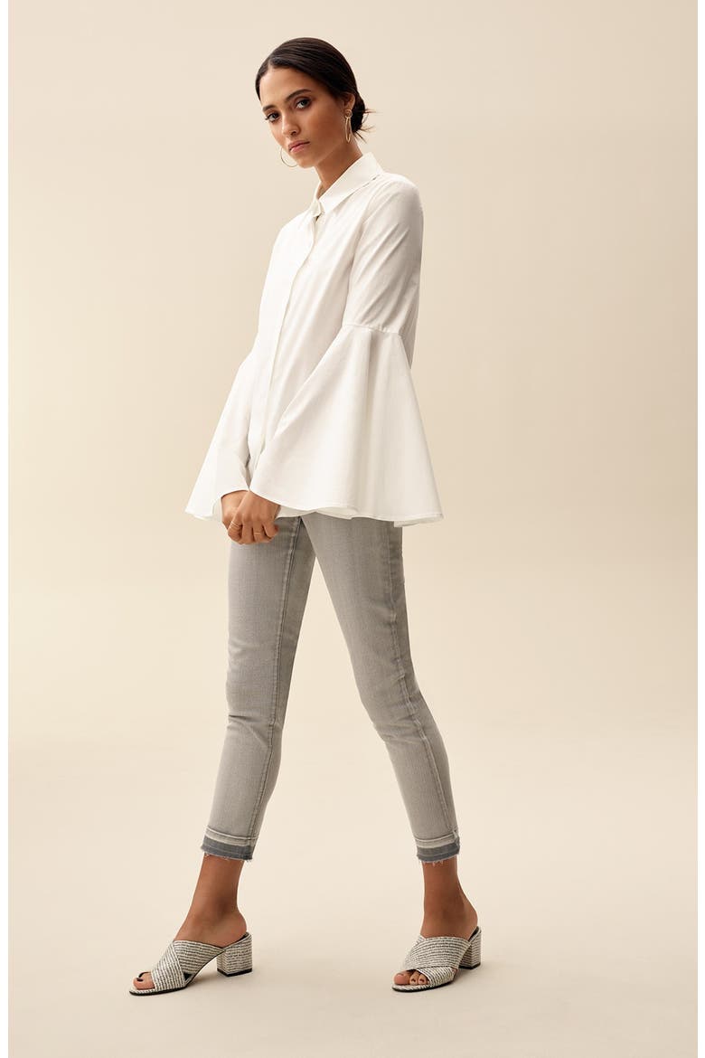 Alina Release Hem Stretch Ankle Jeans, Alternate, color, REIMS