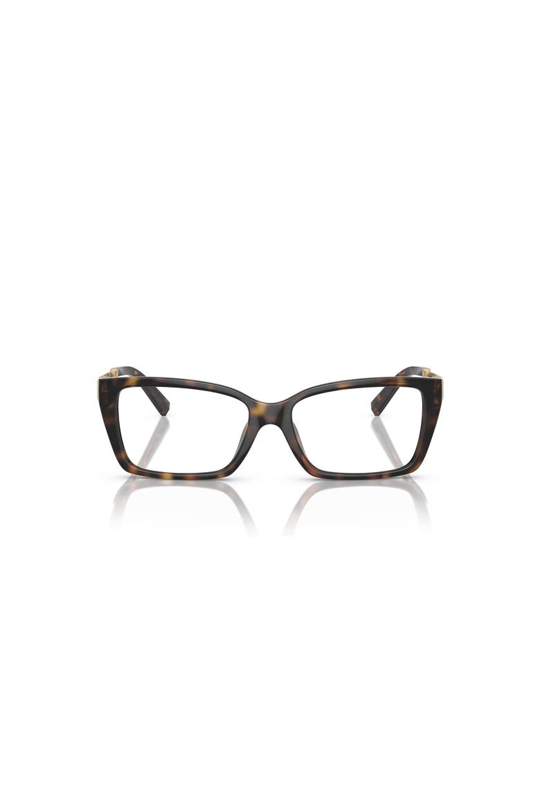 52mm Rectangle optical glasses, Alternate, color, Tortoise