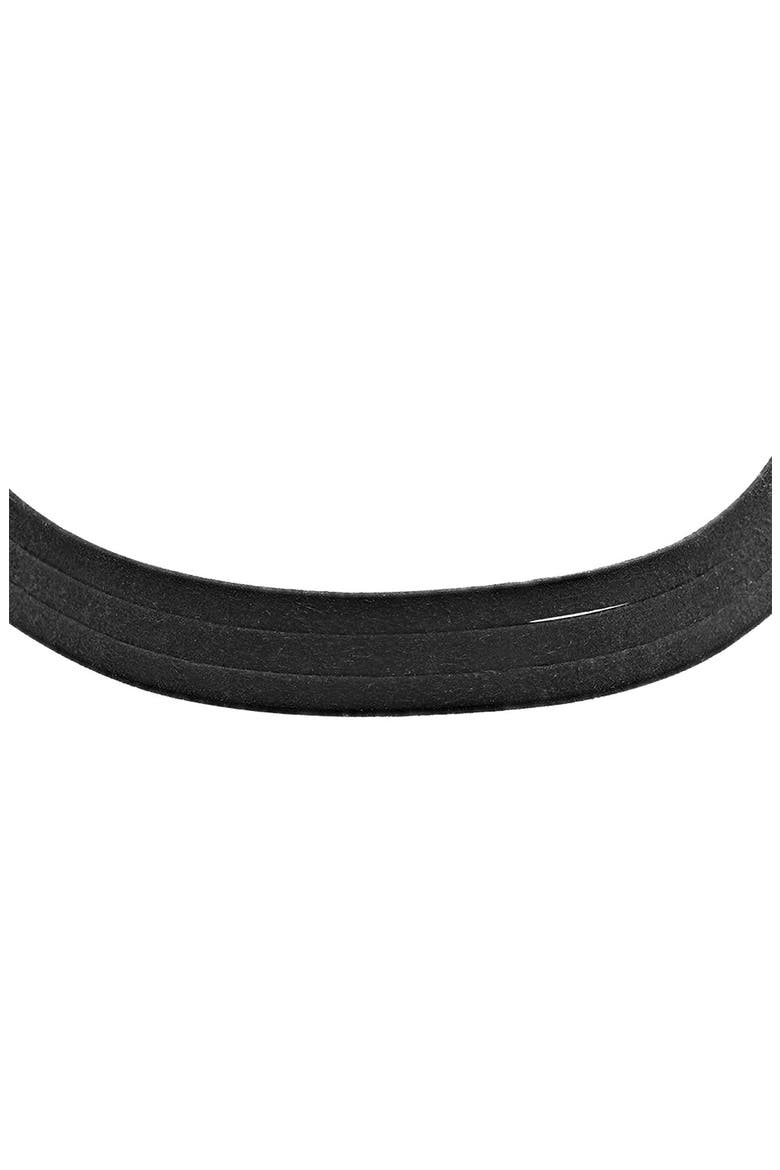 Velvet Three Strand Choker Necklace, Alternate, color, BLACK
