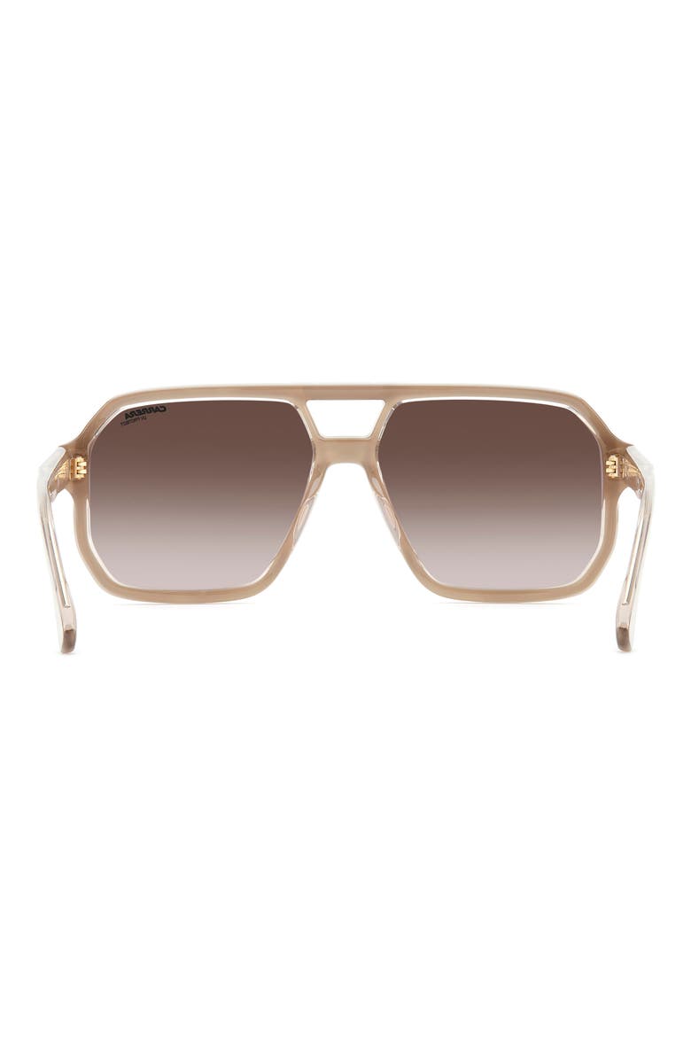 Victory 60mm Square Sunglasses, Alternate, color, GOLD IVORY