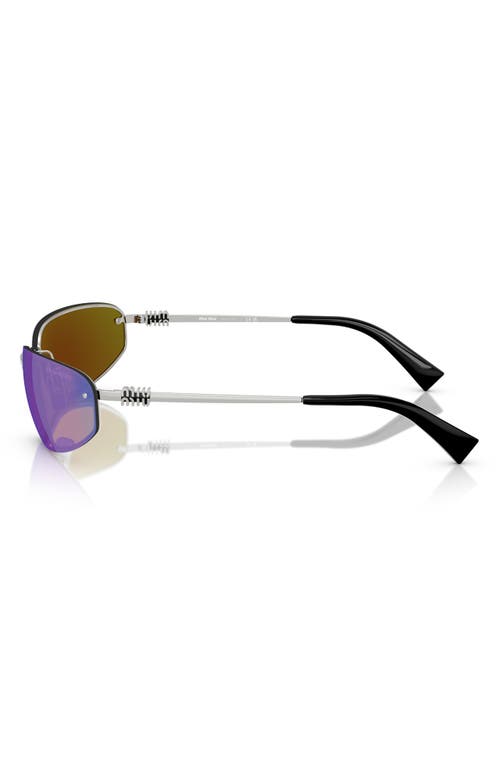 Miu Miu Women's Metallic Sunglasses In Purple