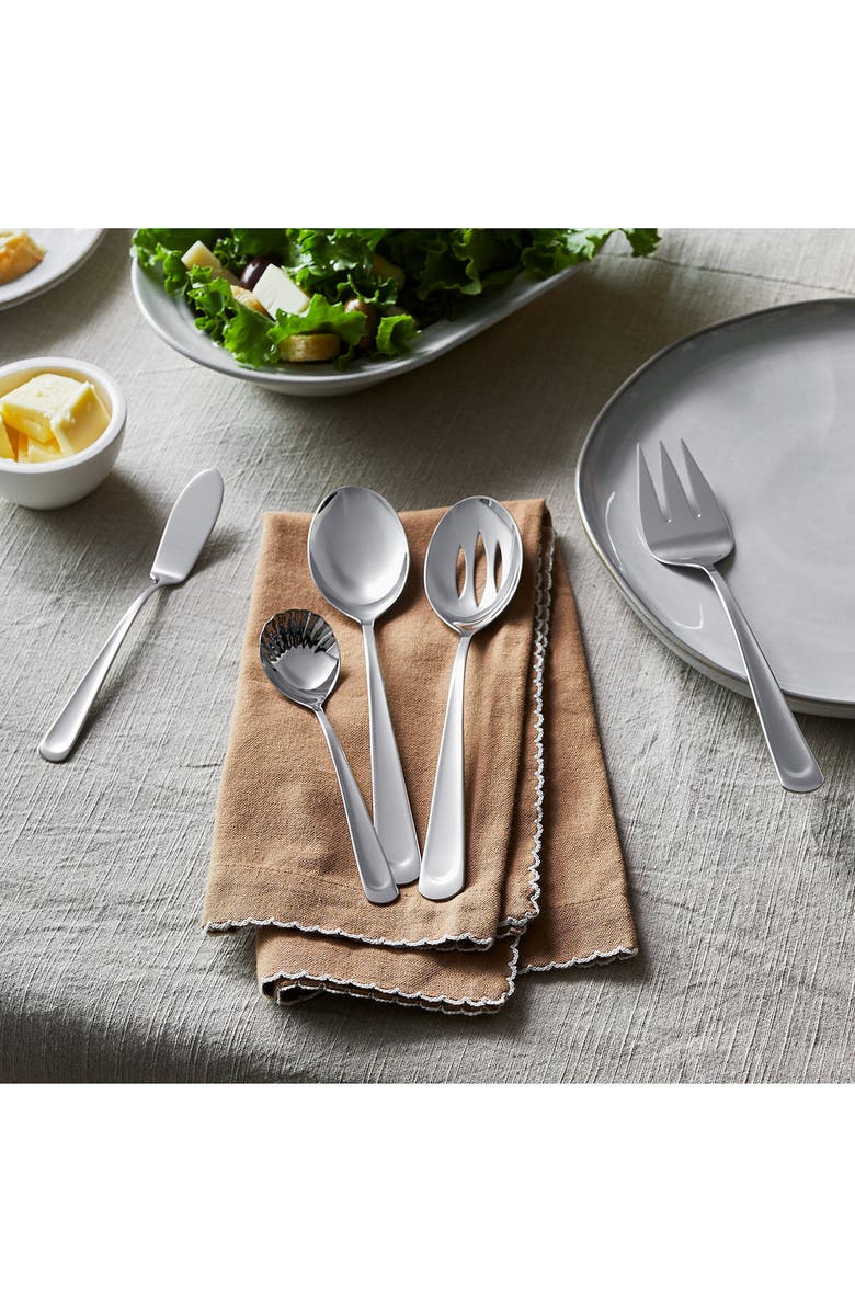 HENCKELS CUTLERY Silvano 18/10 Stainless Steel 45-Piece Flatware Set, Alternate, color, Silver