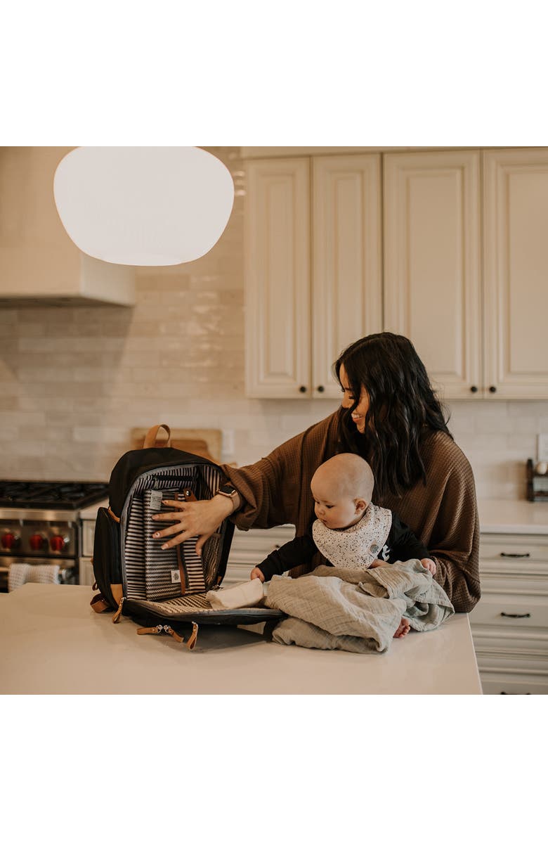 Parker Baby Co. Birch Bag Mini Diaper Backpack, Alternate, color, Black