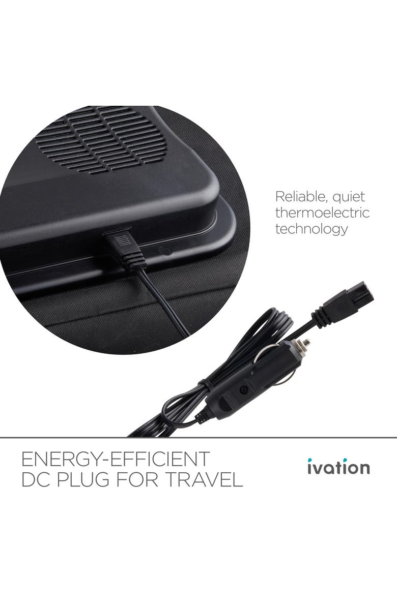 Ivation 18L Electric Cooler Bag, Alternate, color, Black