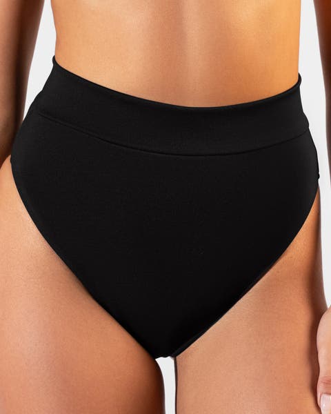 High Cut Adjustable Smoothing Bikini Bottoms